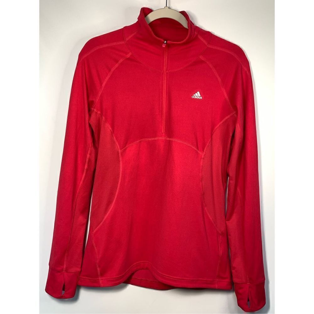 Adidas Climalite 1/4 Zip Jacket Size Medium
